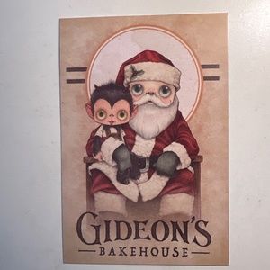 Gideon’s Bakehouse December menu card NEW!!